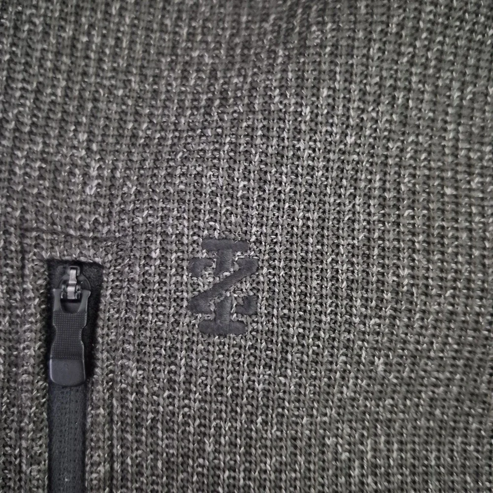 IZOD Jacket Mens M Gray Advantage Performance Stretch Shaker Fleece Full Zip